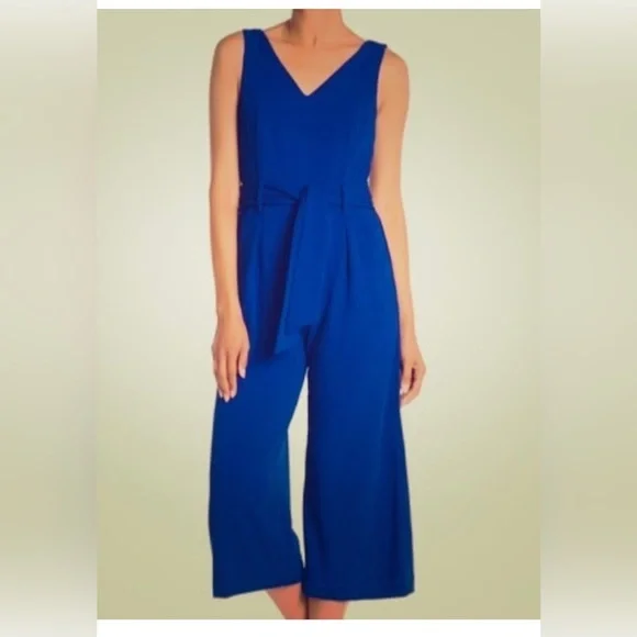 Pants Jumpsuits Calvin Klein Royal Blue Jumpsuit Sleeveless